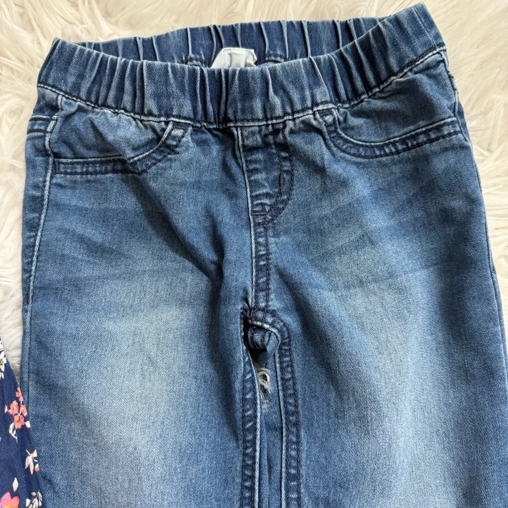 Carter’s Floral Blouse and Soft Crazy 8 Denim Jeggings Set